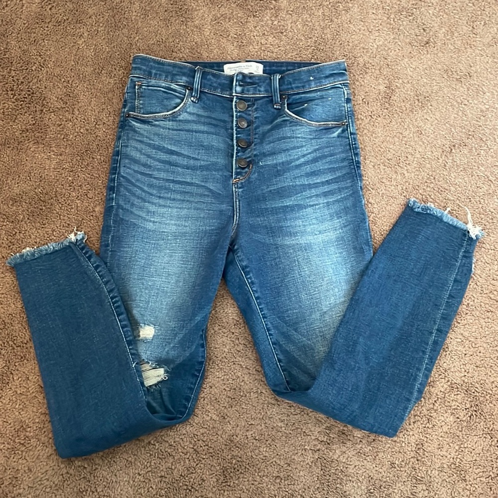 Abercrombie super skinny ankle jeans